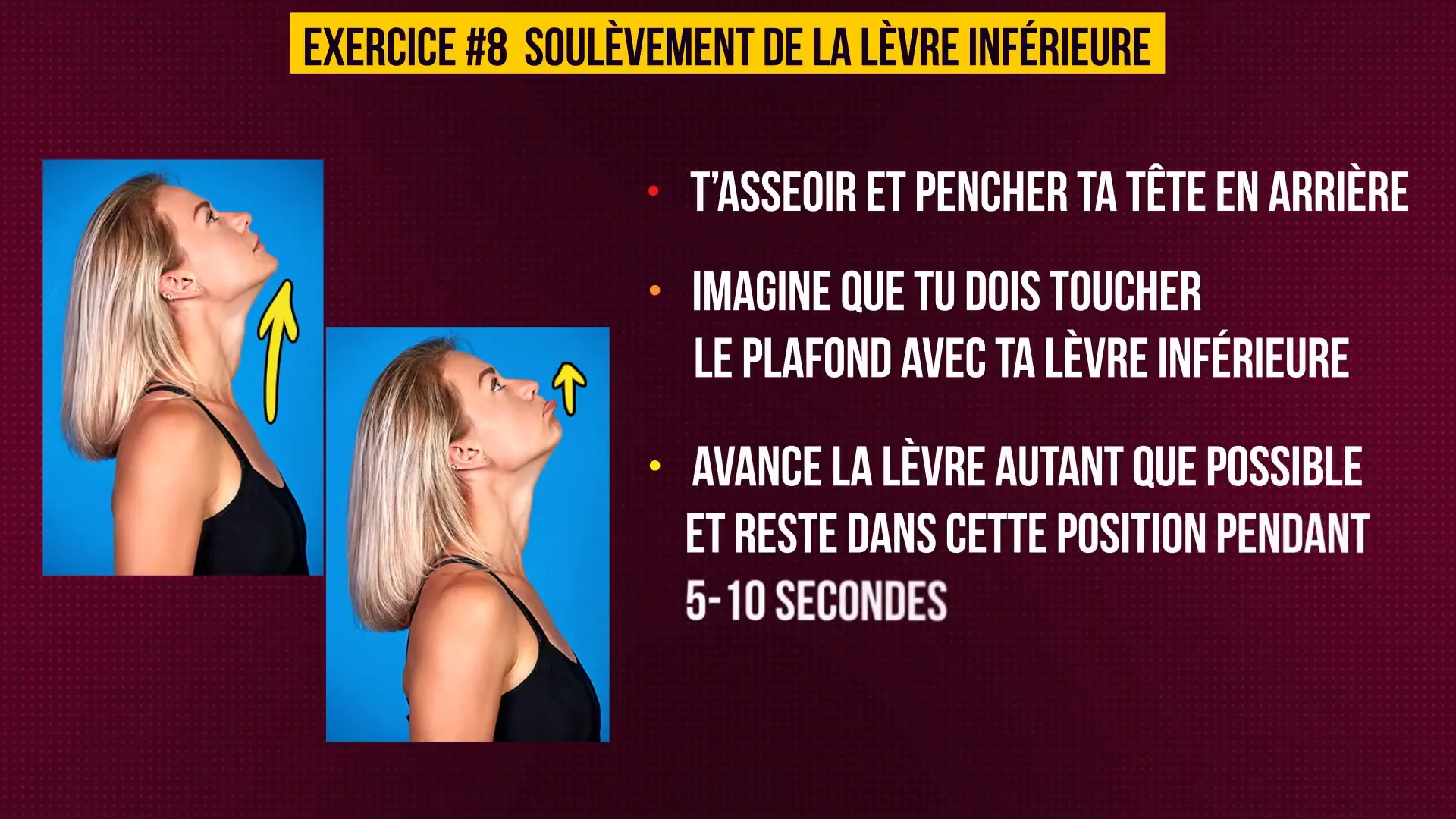 Soulèvement de la lèvre inférieure